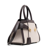 Hug small beige canvas bag