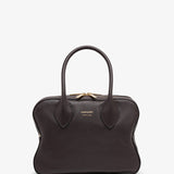 Star small brown tote bag