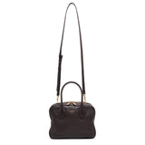 Star small brown tote bag
