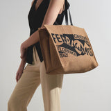 TT large monogram raffia bag