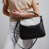 Quilted black bag