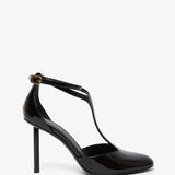 Lysandra 95 black patent pumps