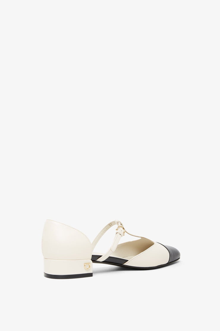 Linette white ballet flats