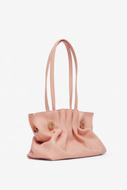 Pierce small white leather bag