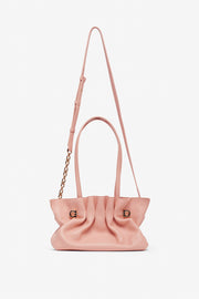 Pierce small white leather bag