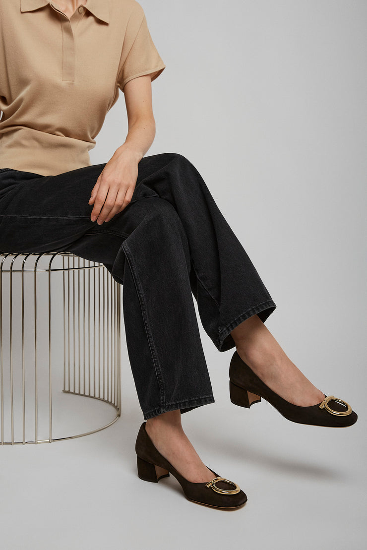 Mara 40 dark brown pumps