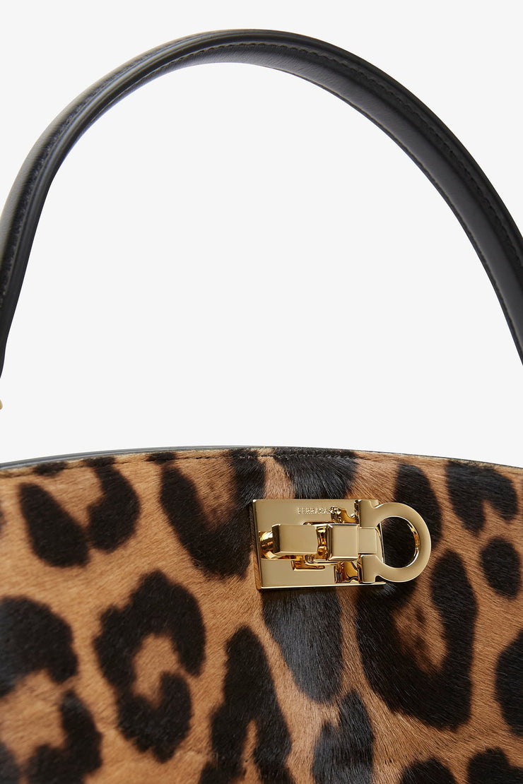 The new studio leopard box bag