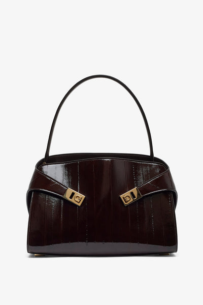 Hug M brown eel shoulder bag