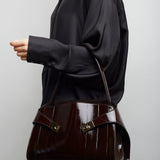 Hug M brown eel shoulder bag