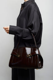 Hug M brown eel shoulder bag