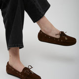 Flippy dark brown driving shoes