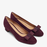 Vara 2.0 plum suede pumps