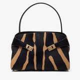 Hug small black and brown shoulder bag