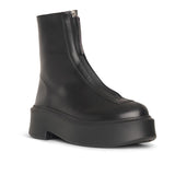 Zipped 1 leather ankle boots