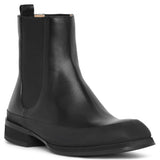 Garden rubber-trimmed leather chelsea boots
