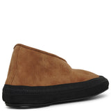 Fairy brown shearling flat shoes