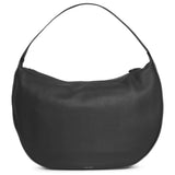 Allie matte grain black shoulder bag