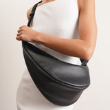 Slouchy banana large black shoulder bag