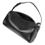 90's black leather bag