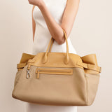 Margaux 17 inside-out dune nylon bag
