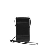 Vertical black phone case