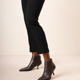 Coco dark brown leather boots