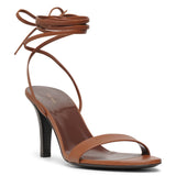 Maud brown leather sandals