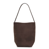 Medium N/S park brown nubuck tote bag