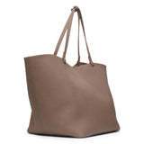 XL Park tote taupe matte grain bag