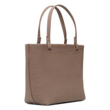 Park tote small taupe matte grain bag