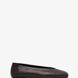 Eva Two dark brown ballerinas