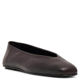 Eva Two dark brown ballerinas