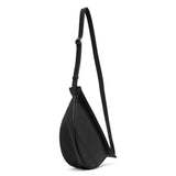 Slouchy banana small dark brown shoulder bag