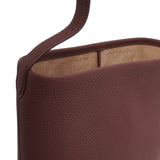 Medium N/S park brown leather tote bag