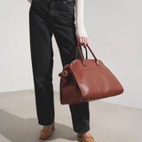 Soft Margaux 15 brown leather bag