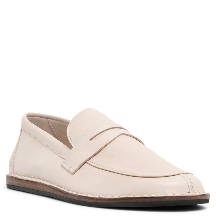 Cary taupe leather loafers