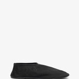 Sock black flats
