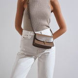 E/W Sofia brown crossbody bag