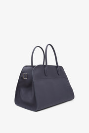 Soft Margaux 15 dark blue leather bag