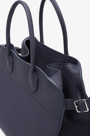 Soft Margaux 15 dark blue leather bag