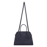 Soft Margaux 12 dark blue leather bag