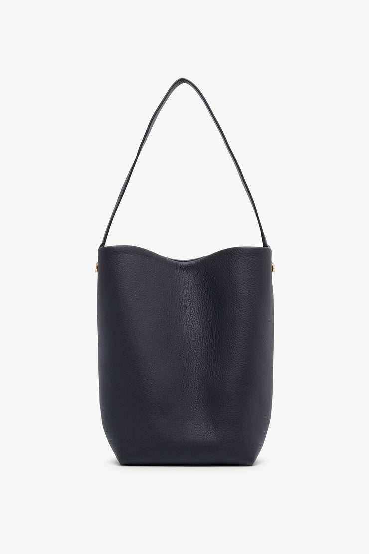 Medium NS hook black tote bag