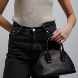 Mini Devon black leather bag