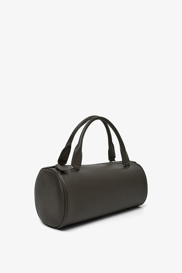 Edith grey small leather bag