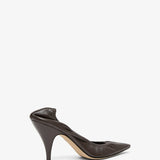Liisa brown leather pumps
