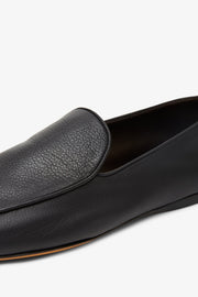 Hereditas flat black loafers