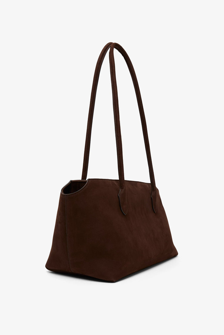 Terrasse dark brown nubuck bag