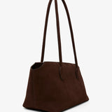 Terrasse dark brown nubuck bag