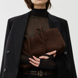 Terrasse dark brown nubuck bag