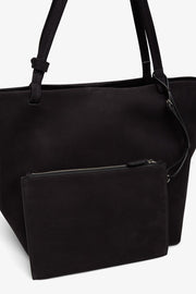 Park tote three black nubuck bag